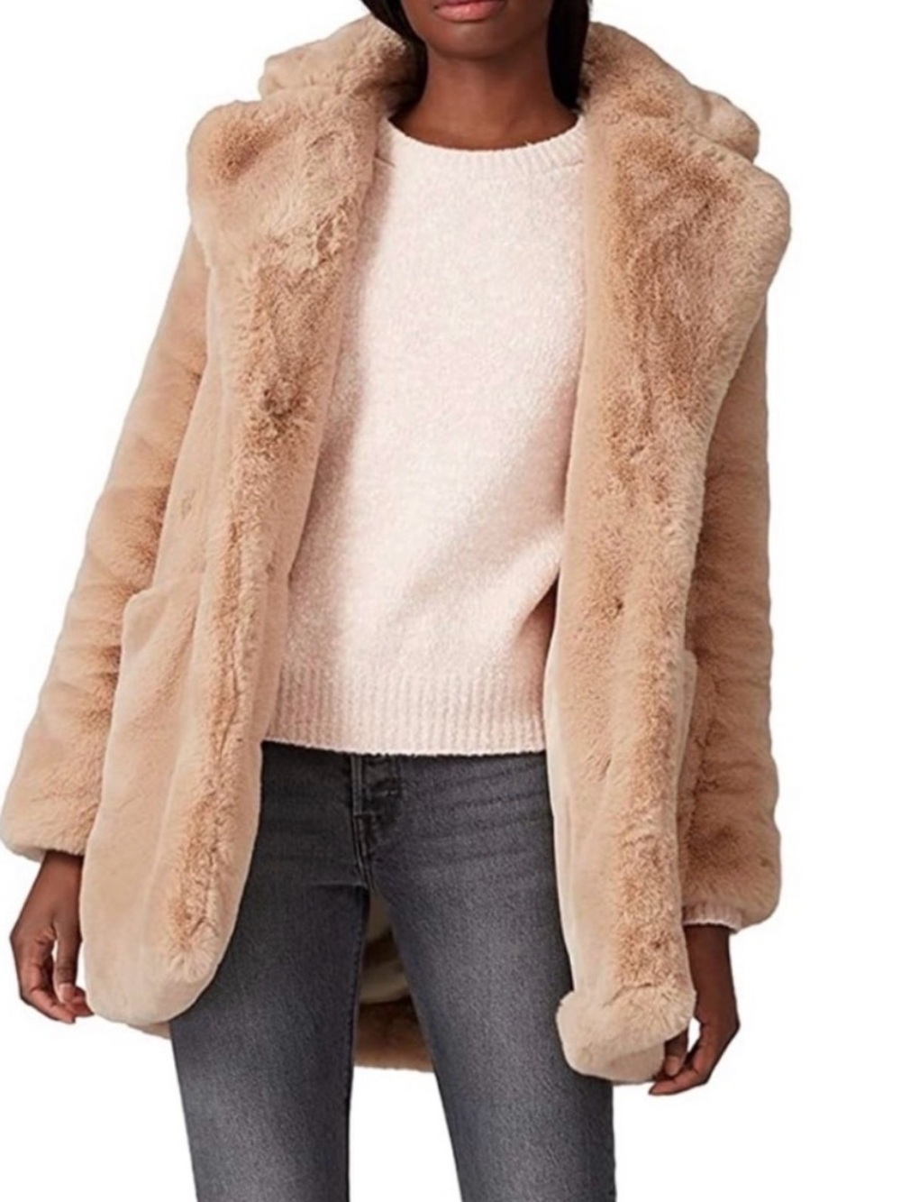 Perfect like new APPARIS Sophie FAUX FUR COAT XL
